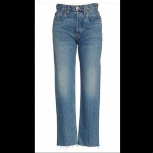 Re/Done Originals high waist stovepipe
Jeans